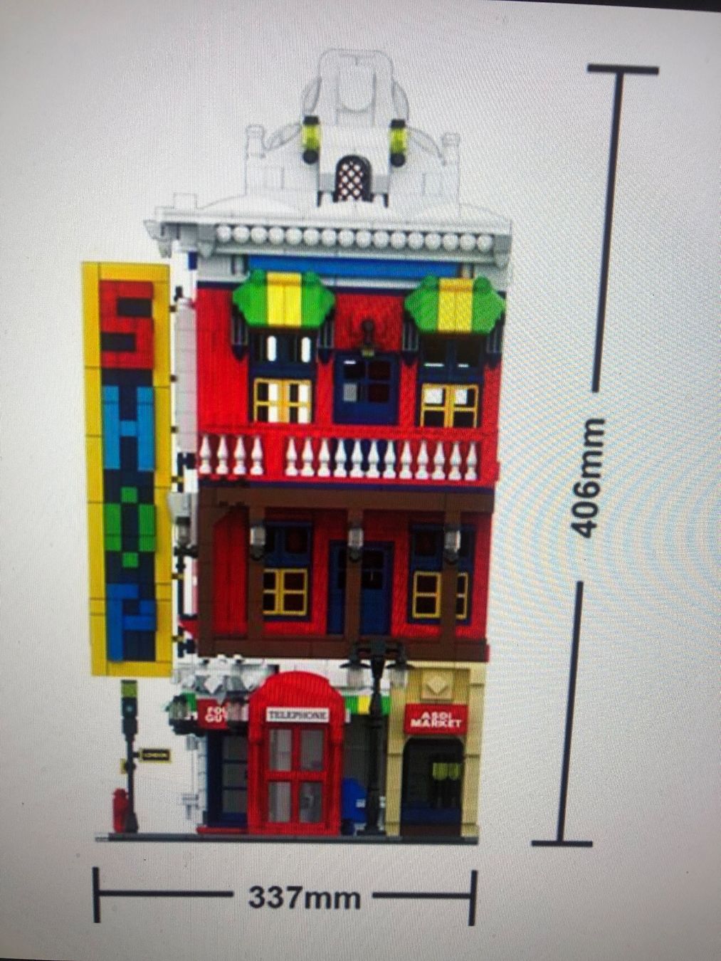 Kit di costruzioni: Wange - Corner Store-Klemmbausteine – Nuovo e nell'imballaggio originale da Pratteln venduto da Dollshop 1