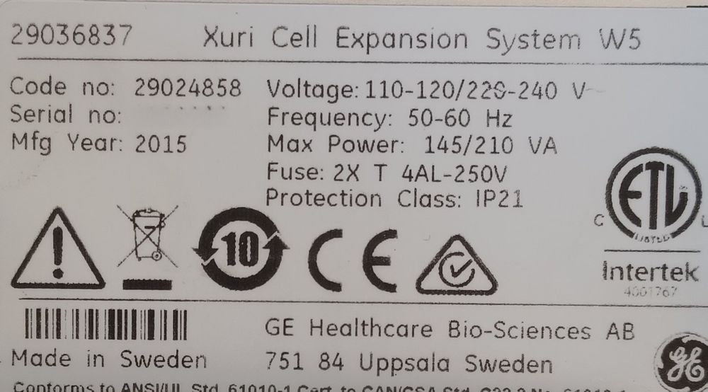 GE Healthcare Xuri Cell Expansion System W5 (Defekt) in Niederdorf für ...