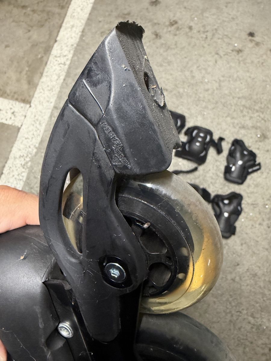 Inline-Skating & Rollschuhe: Rollerblade Inline Skates in Grau Orange Grösse 42 – Gebraucht aus Dübendorf von logi5ZH 1