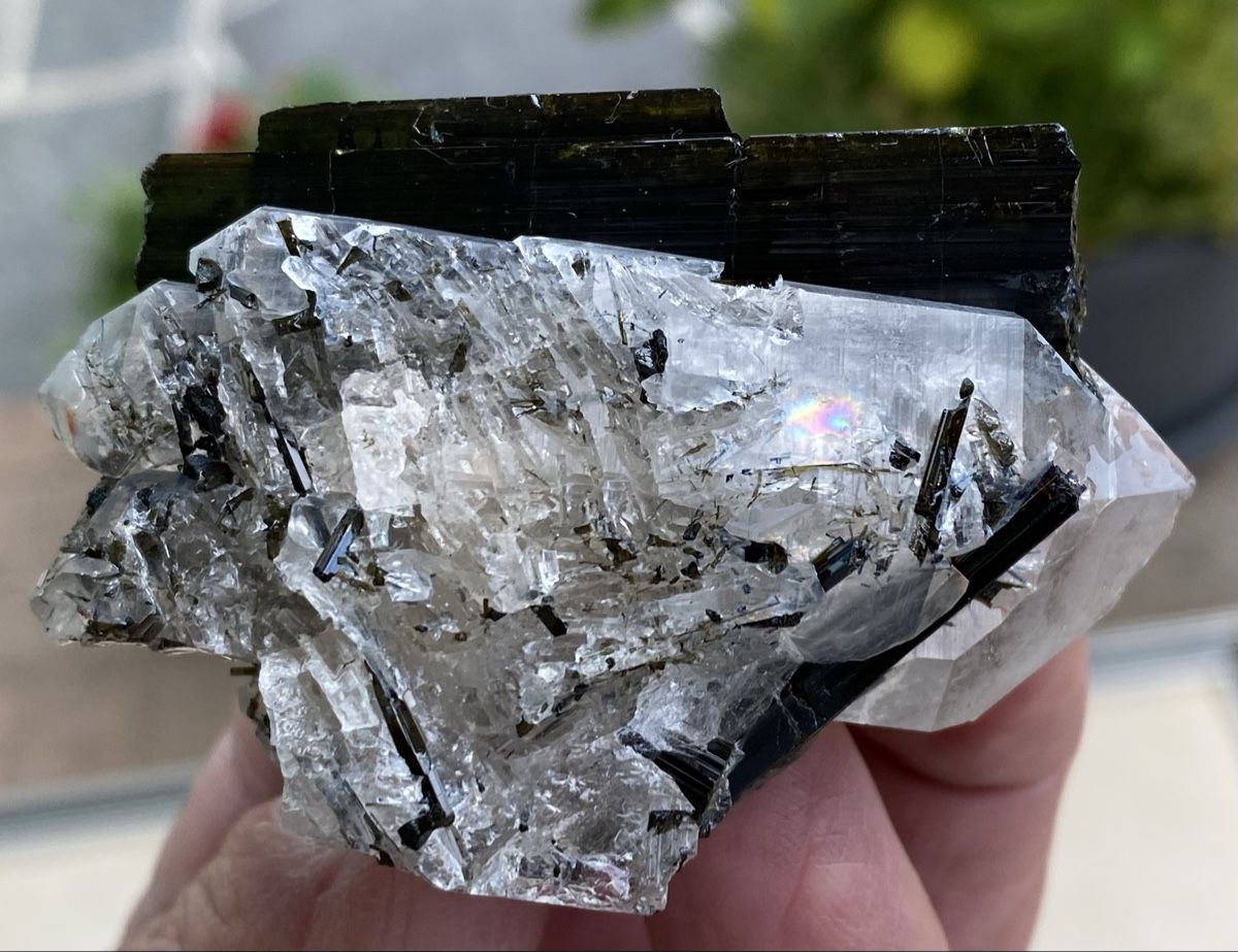 Minerali & Pietre curative: Top Turmalin auf Quarz Doppelender  – Usato da Selzach venduto da 321compac 4