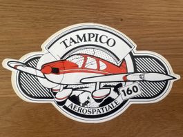 Aérospatiale Tampico 160 Vintage Flugzeug Aufkleber