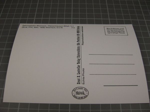 Cartoline postali: AK Bahnhof Rheineck mit Zahnradbahn – Nuovo (secondo la descrizione) da Malters venduto da Marosko 1