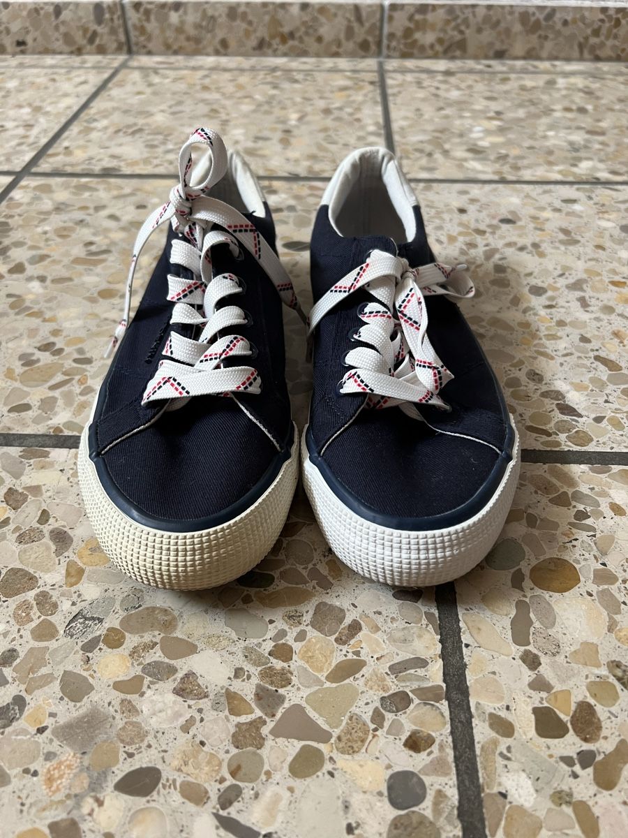 Tom Tailor Scarpe da donna: Tom Tailor Sneaker Gr. 38, Dunkelblau – Usato da Bad Zurzach venduto da Heugumper7 1
