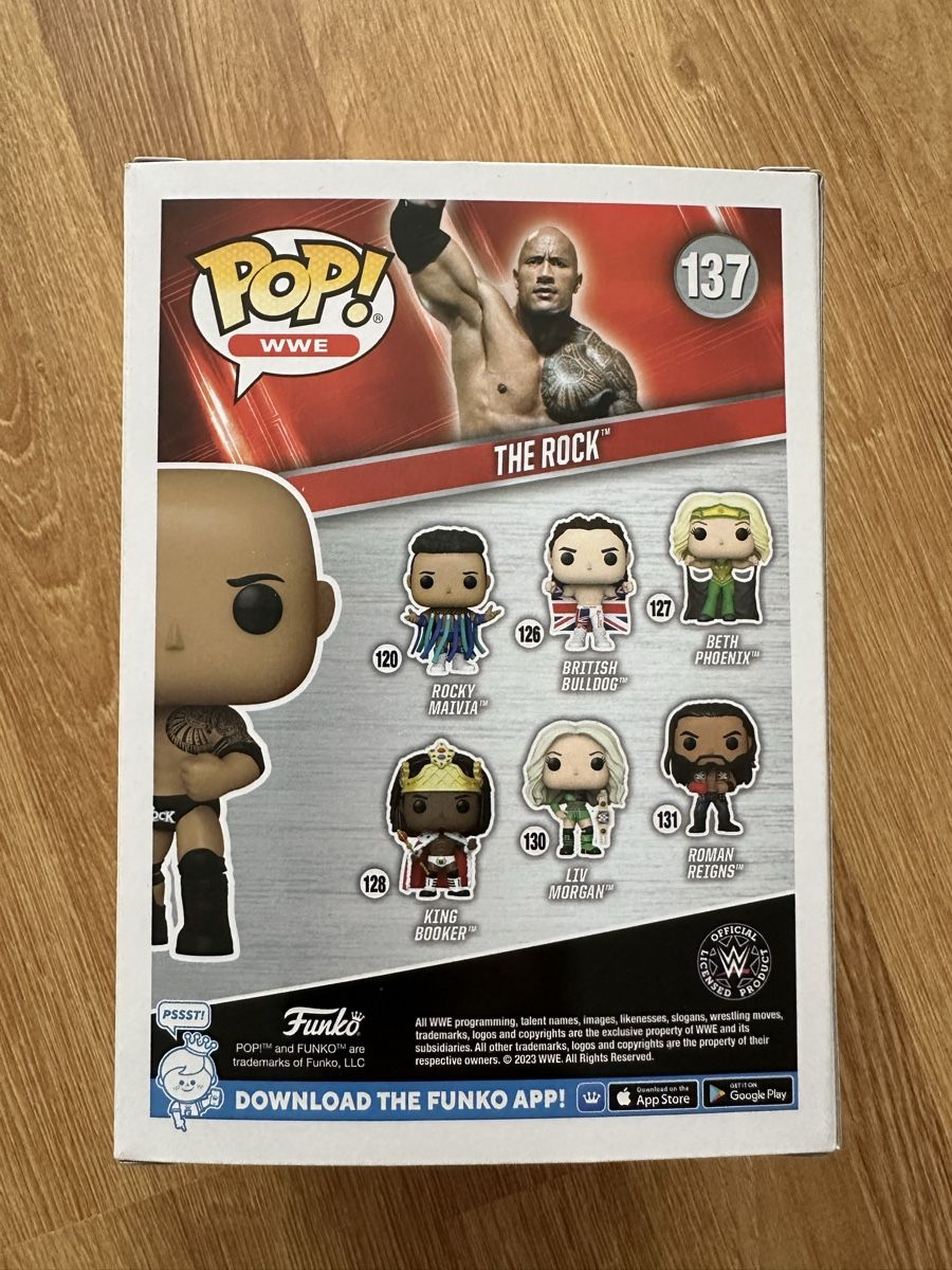 Funko Statuette: Funko POP! WWE The Rock 137 – Nuovo (secondo la descrizione) da Steffisburg venduto da Rojan5041 1