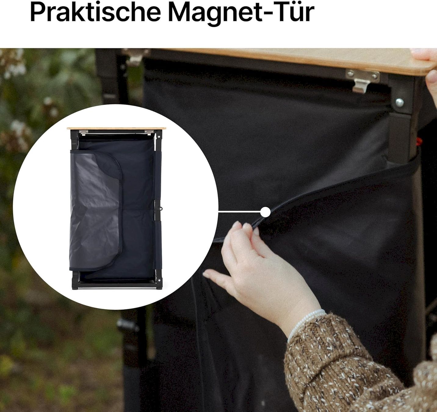 Mobili da campeggio: qeedo Quick Sammy mobiler CampingSchrank – Nuovo e nell'imballaggio originale da Bottighofen venduto da zaap 6