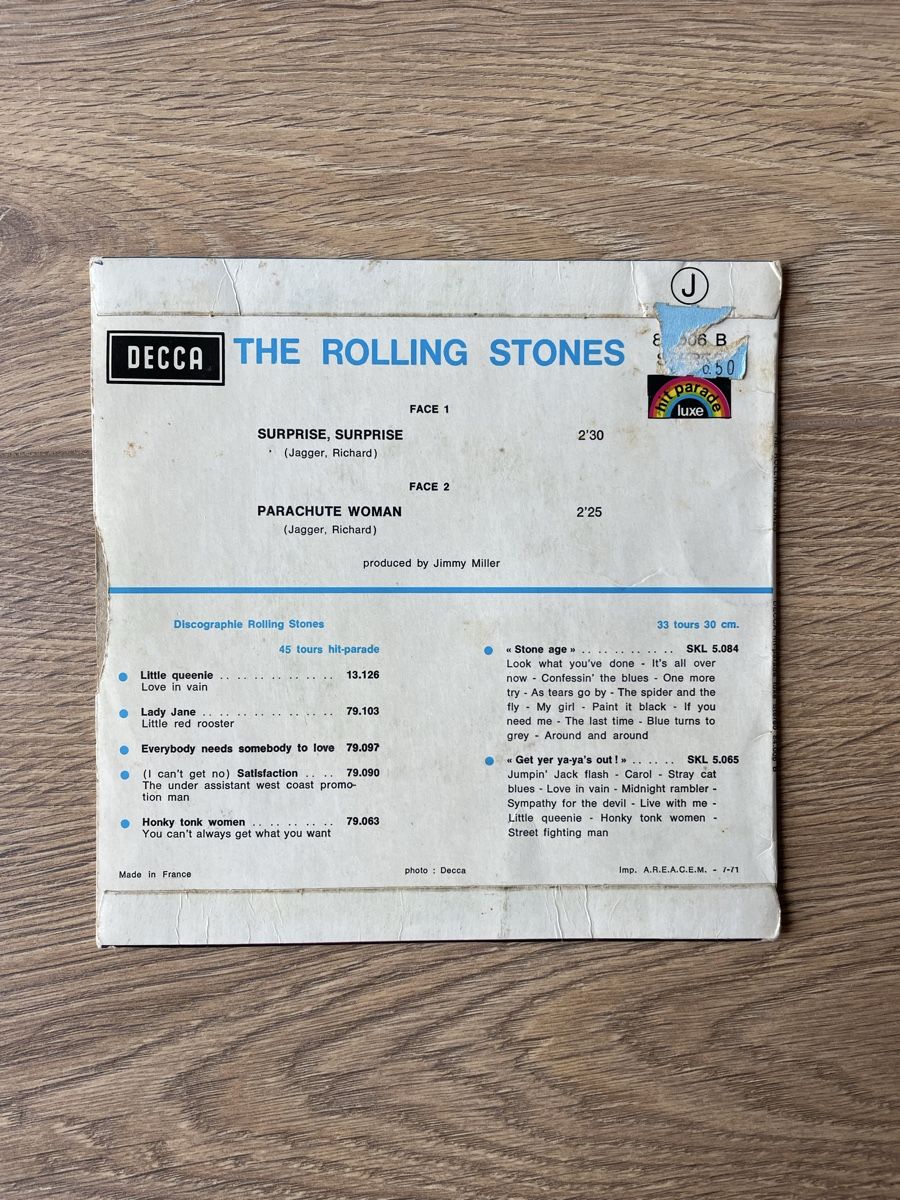 Dischi in vinile: Vinyle - Rolling Stones : Surprise, surprise + 1 – Usato da Lonay venduto da ju-71 1