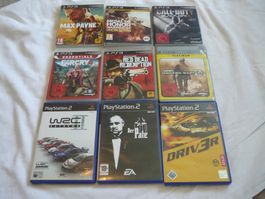 9x PS2 + PS3 Spiel Game Sammlung - Action