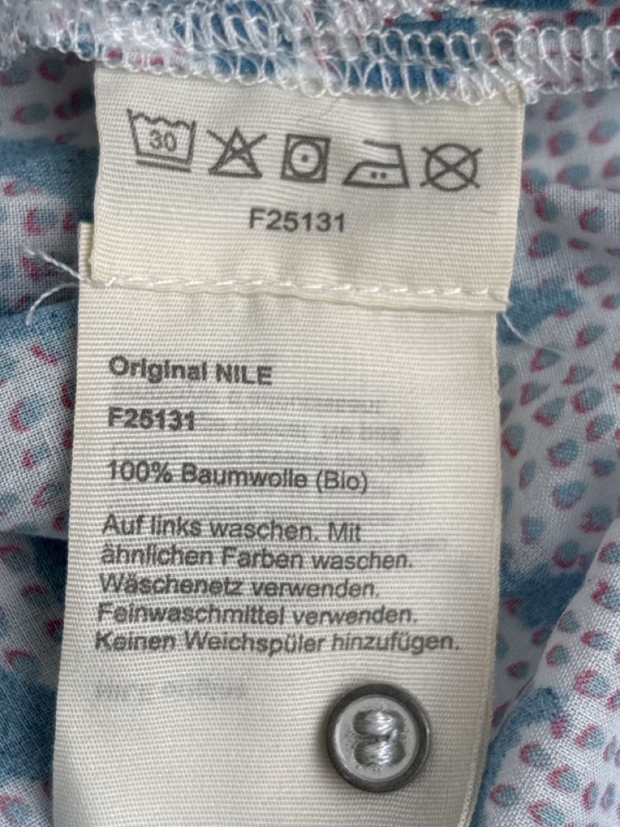 Nile Blusen: Nile Bluse  Grösse S Weiss Blau – Neu (gemäss Beschreibung) aus langenthal von rundholz7 8