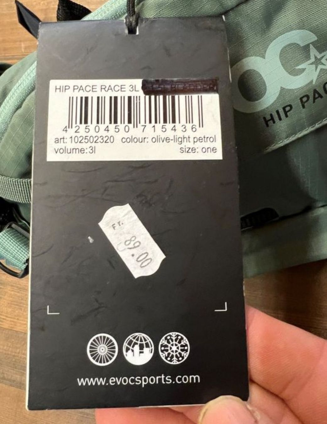 Evoc Sacs: EVOC HIP PACK 3L NEU!!! – Neuf avec emballage d'origine à Tegna par van_9cdw 1