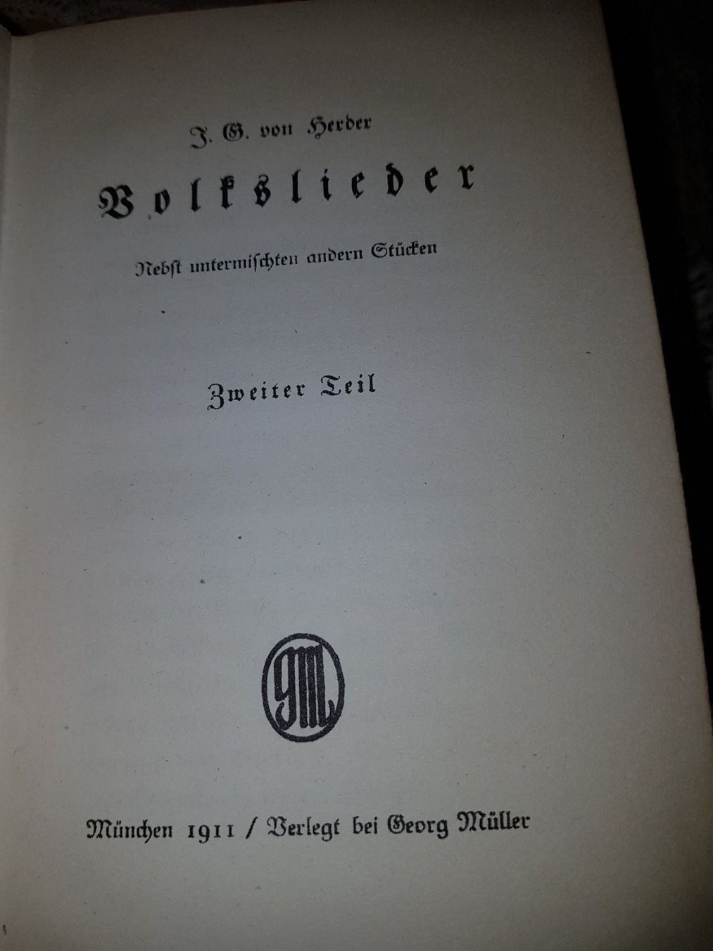 Libri: Volkslieder, erster und zweiter Teil – Usato da zürich venduto da gabab 2