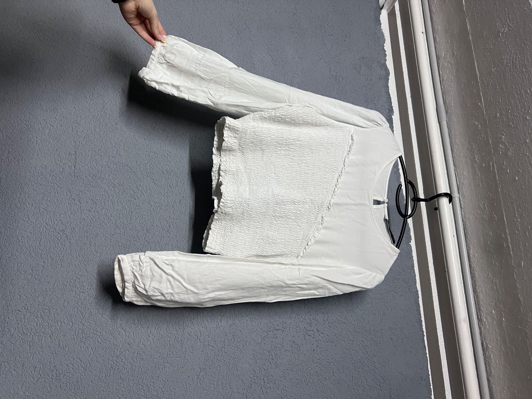Pullover & Sweatshirts: Langarm weiss Gr. L – Gebraucht aus Glashütten von x.mayla