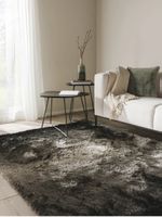 Hochfloorteppich Whisper Anthrazit/ Grau