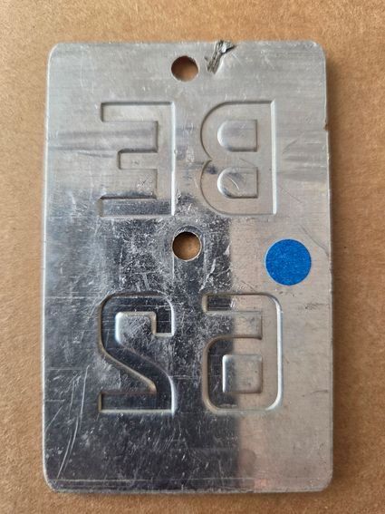Sachs Ecriteaux: Velonummer BE 62 plaque velo – D'occasion à Schenkon par Uhu007 1