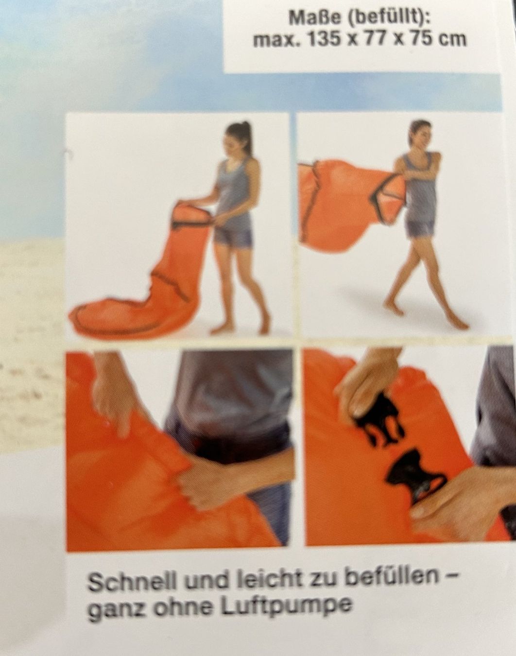 Liegen & Liegestühle: Air Lounge,  Strand / Campingliege. – Neu und originalverpackt aus Zürich von Buechi49 1