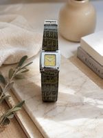 Baume & Mercier Catwalk Quartz Acier, bracelet croco