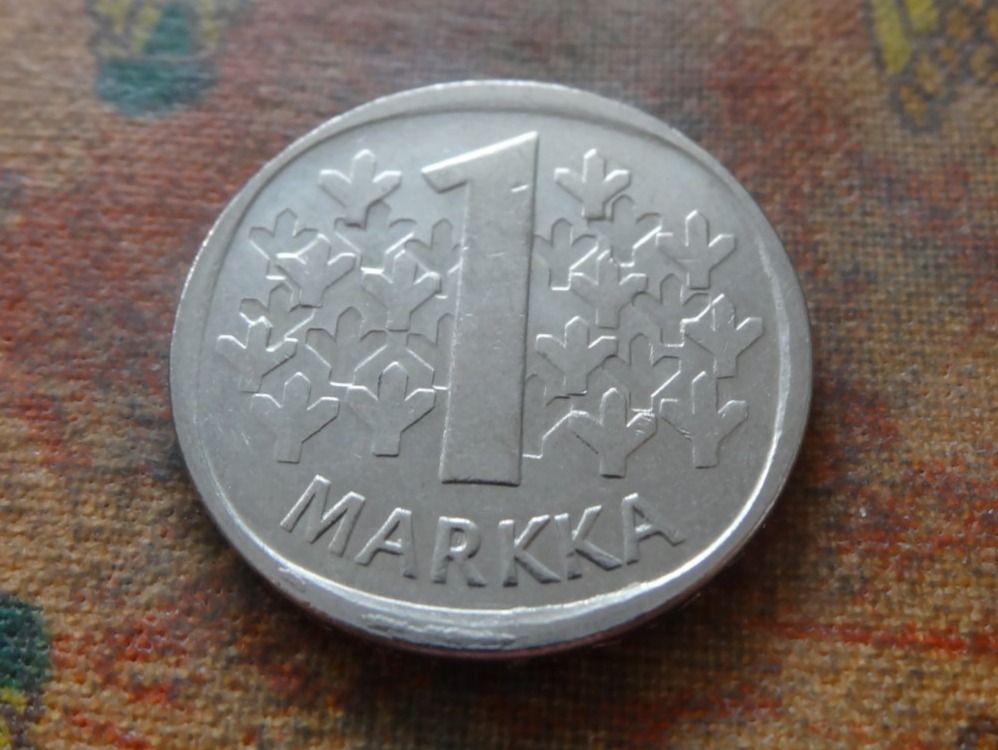 Alle Münzen: FINLANDE  1  Markka  1989 – Gebraucht aus Romanel-sur-Lausanne von Swift13 1