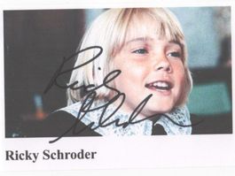 Autogramm von Schauspieler Ricky Schroder USA