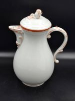 Meissen weisse Korallen Teekanne Kaffeekanne Höhe 24cm 1930e
