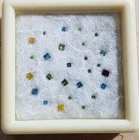 Diamanten Princess Lot 26 Stk 0,51 ct Multicolor AKTION%%