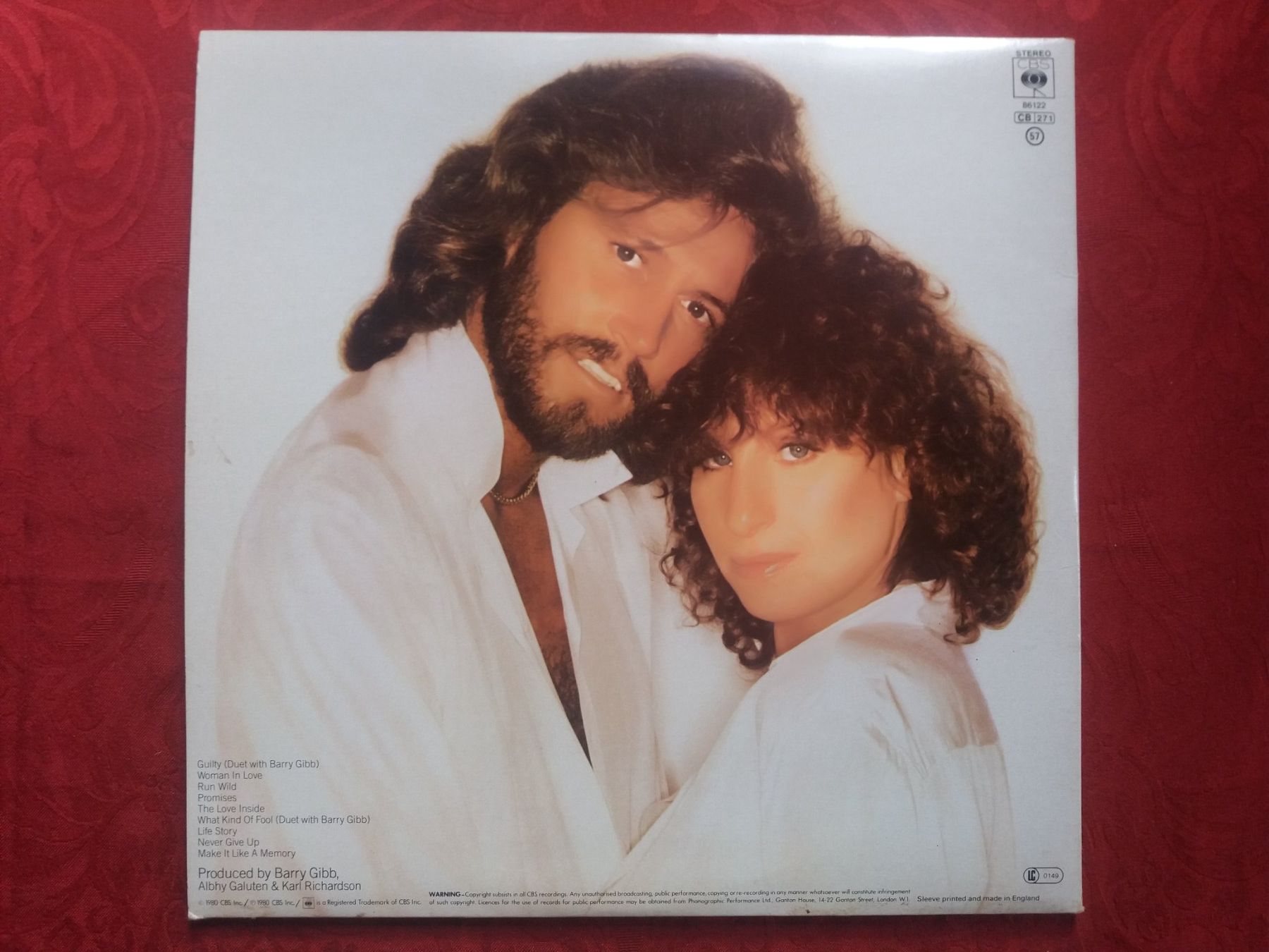 Dischi in vinile: LP (Barbara Streisand) Guilty – Usato da Meyrin venduto da toutatis 2
