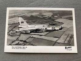 Flugzeug Postkarte Lightning F Mk.53 Saudi Royal Airforce