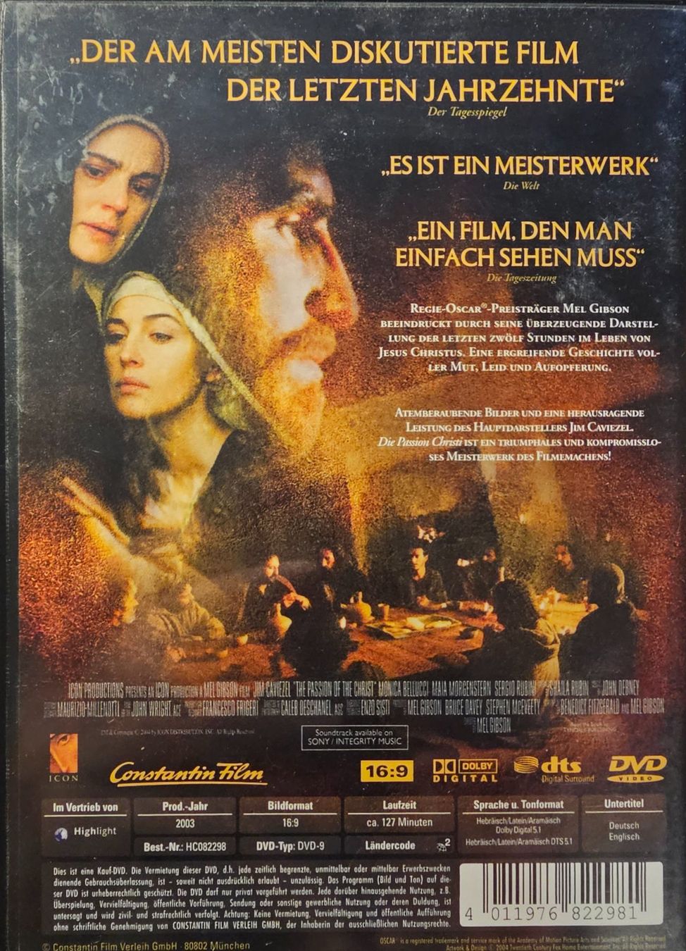 Tous les DVDs: Die Passion Christi – D'occasion à Wahlen b. Laufen par Cg10 1