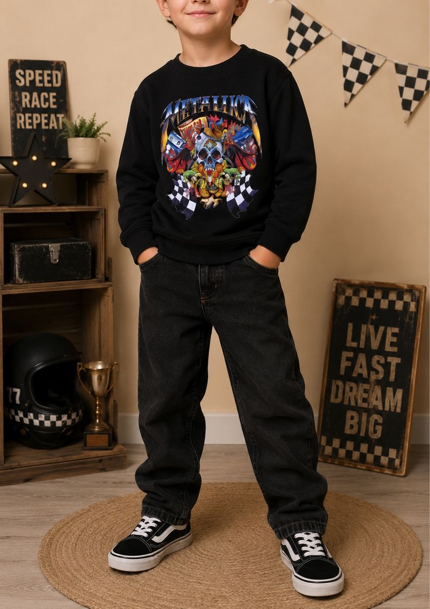 H&M Maglioni & Felpe: SWEAT ENFANT METALLICA NOIR – Nuovo (secondo la descrizione) da Lausanne venduto da mar_6snp
