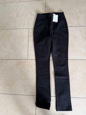 Neu Tommy Hilfiger Damen Hose 36 schwarz Baumwolle Elasthan