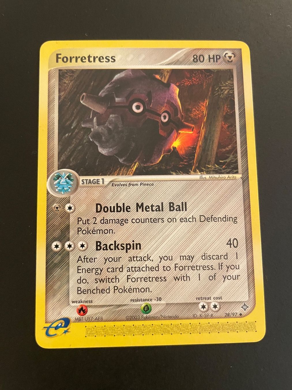 Pokémon Sammelbilder & Trading cards: Forretress 28/97 Dragon – Gebraucht aus Zürich von pokemon_cards