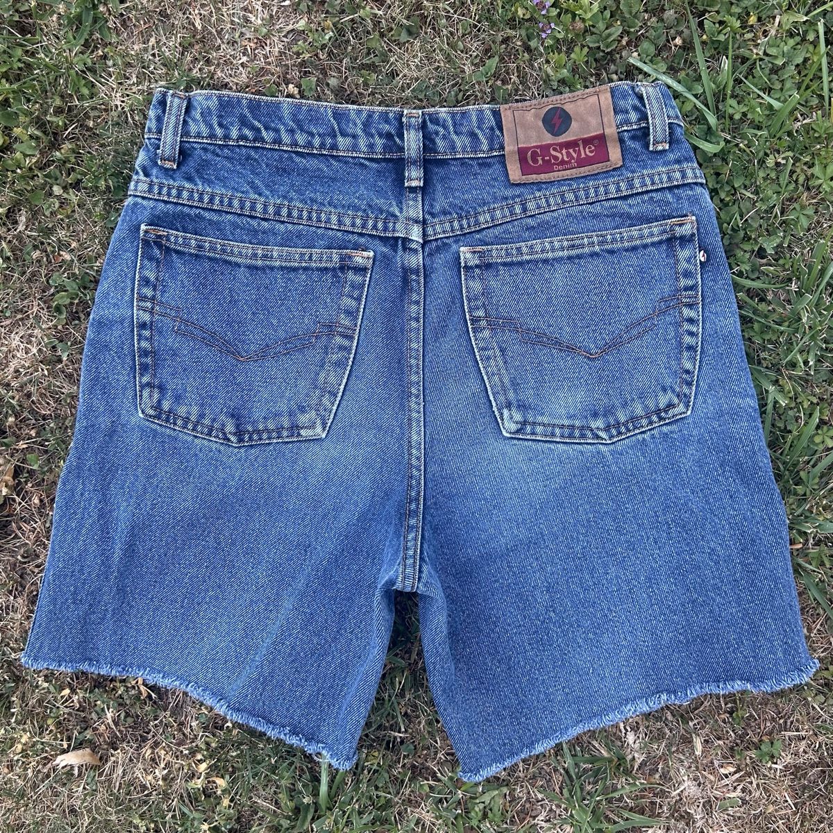 Jeans: Vintage G-Style Denim Shorts Blue  – Usato da brent venduto da fukusapes 3