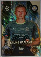 Toops Match Attax Extra Erling Haaland (Blue Refractor)