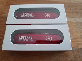 2 x Victorinox Taschenmesser Luzern rot neu in Originalbox