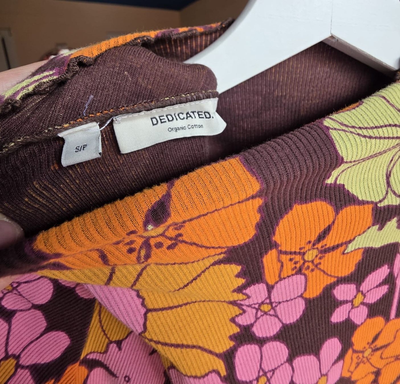Vestiti: DEDICATED. Maxikleid Bio-Baumwolle - Retro Blumen - Gr. S – Usato da Zürich venduto da ric0404 1