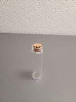 Mini Glasfläschli mit Korkverschluss, 7cm hoch!