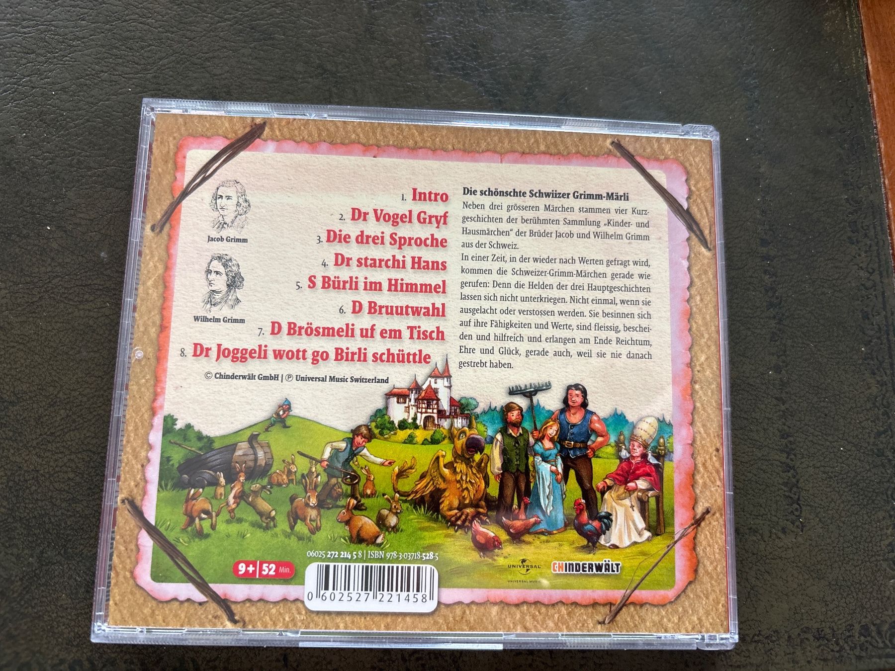 CD: Die schönschte Grimm Märli - Schwiizerdütsch – Usato da THERWIL venduto da Fcbbasel 1