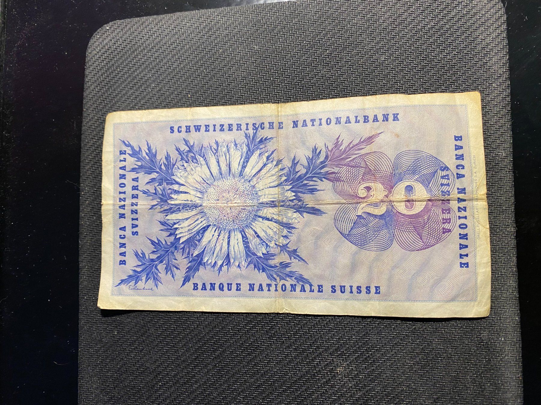 Banconote: 20 Franken Francs 1971 – Usato da Grand-Lancy venduto da Dany1973 1