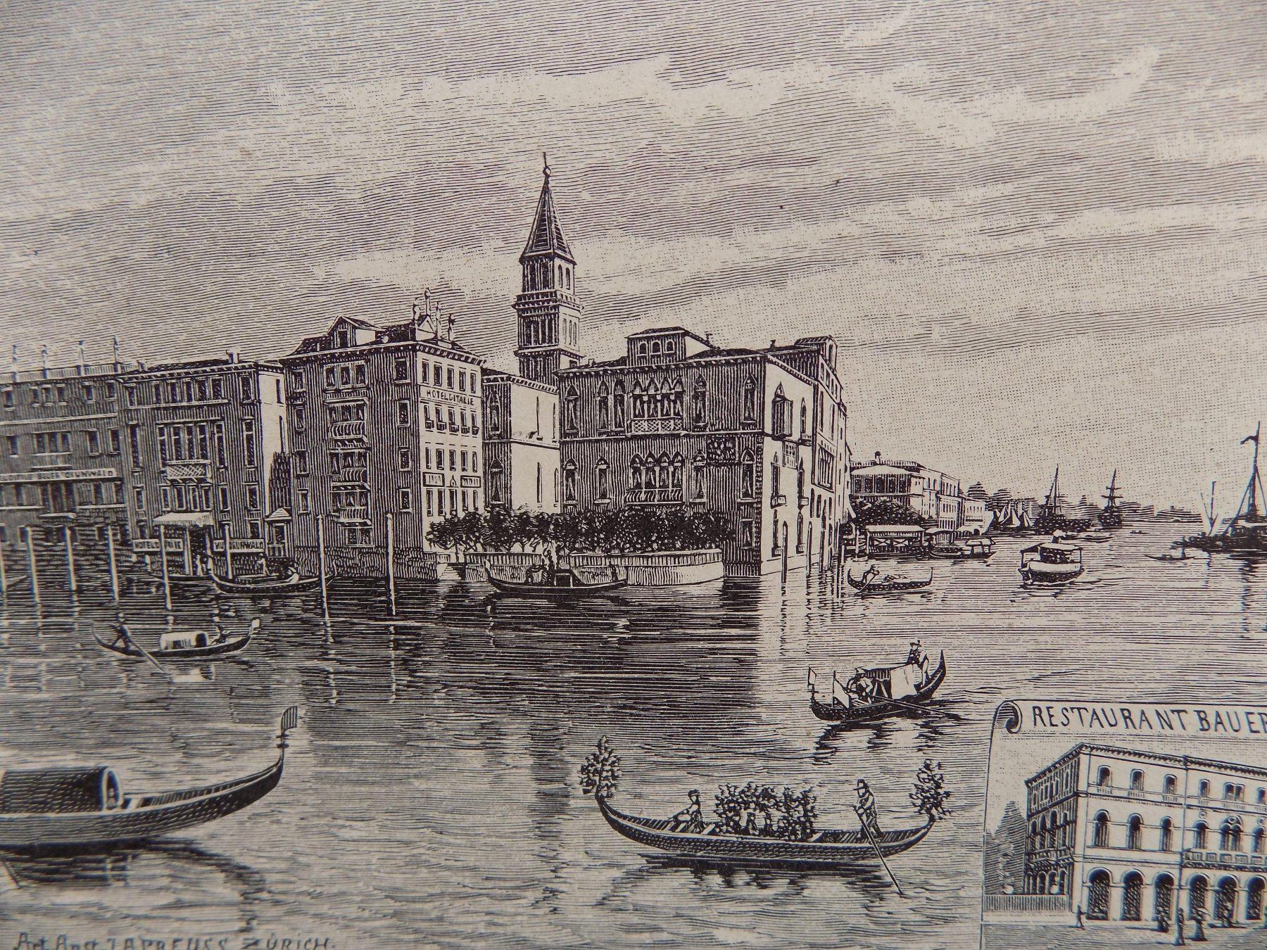 Stiche: Venedig Hotel d'Italie Bauer – Gebraucht aus Risch von Rischli15 1
