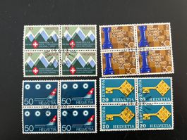CH  1968  No. 453-456  4er Block  Erstag gest.   (5763)