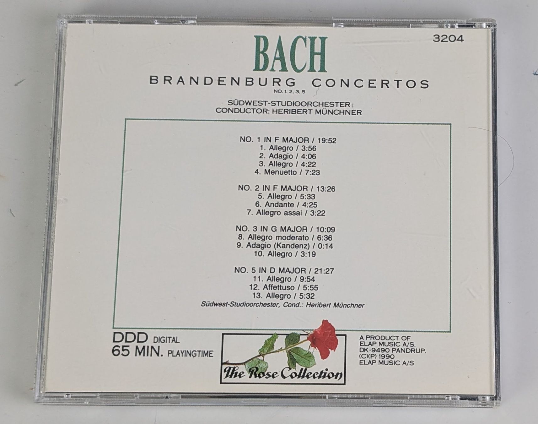 CD: Bach - Brandenburgische Konzerte - CD - Klassik pur! – Usato da Zürich venduto da 1.Simon 1