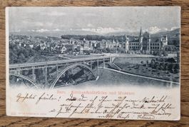 spez. Sicht auf Bern, Kirchenfeldbrücke 1901, n. Pontresina
