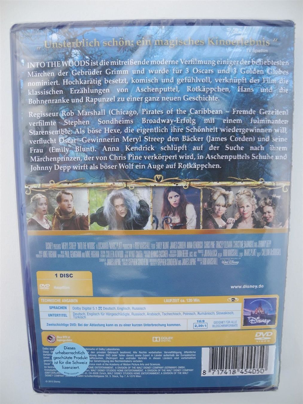 Tutti i DVDs: Disney  Into the Woods, Nr. 433 – Nuovo e nell'imballaggio originale da Kottwil venduto da Crazyrolf 1