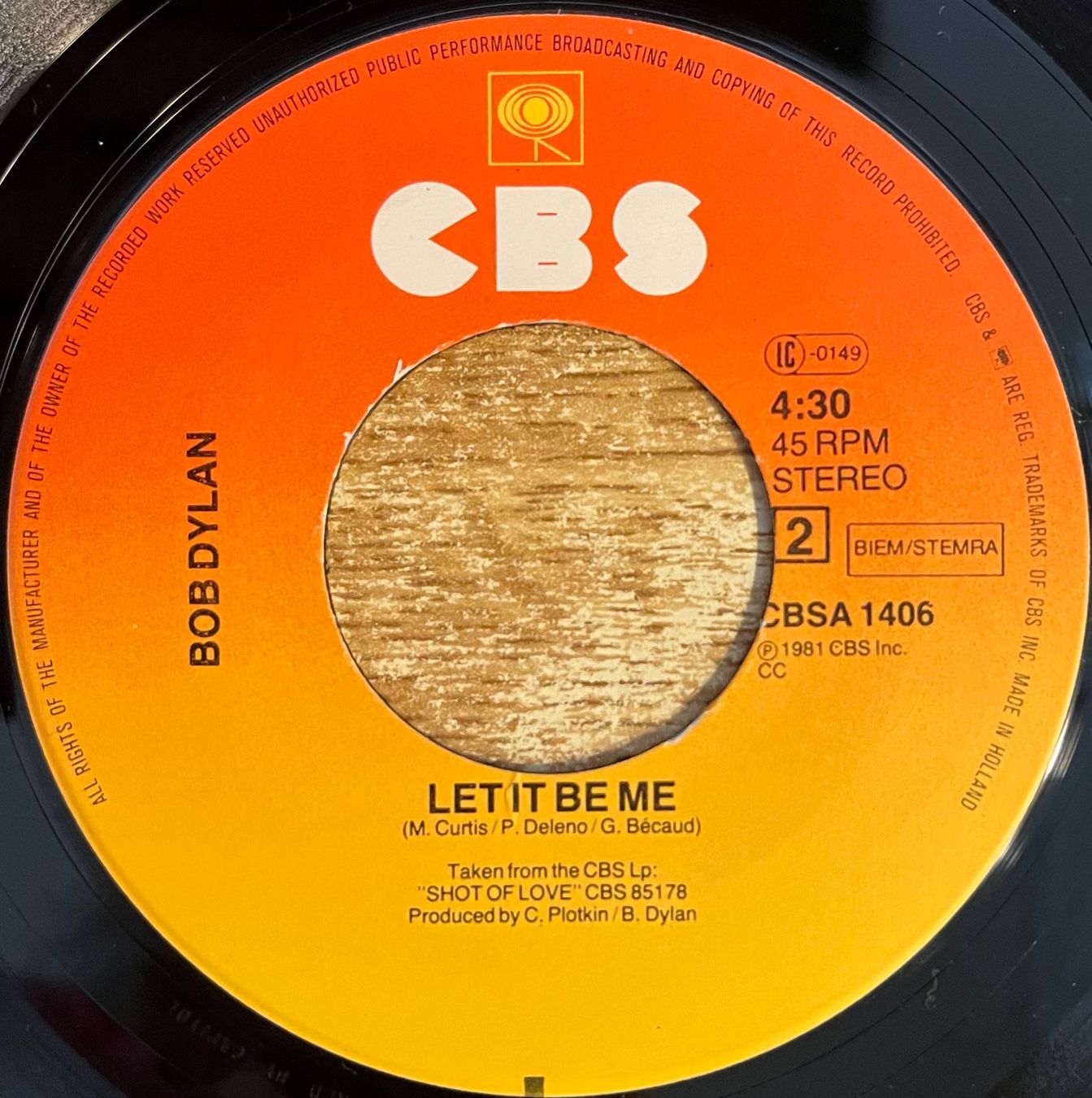 Schallplatten: BOB DYLAN - HEART OF MINE – Gebraucht aus Bussigny von vinyl-pas-cher 3