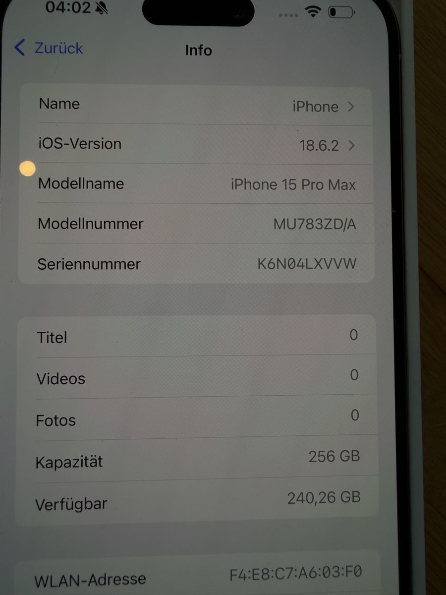 Apple Telefoni cellulari / Smartphones: IPhone 15 Pro Max 256 GB – Usato da Dottikon venduto da S.Hachler99 4