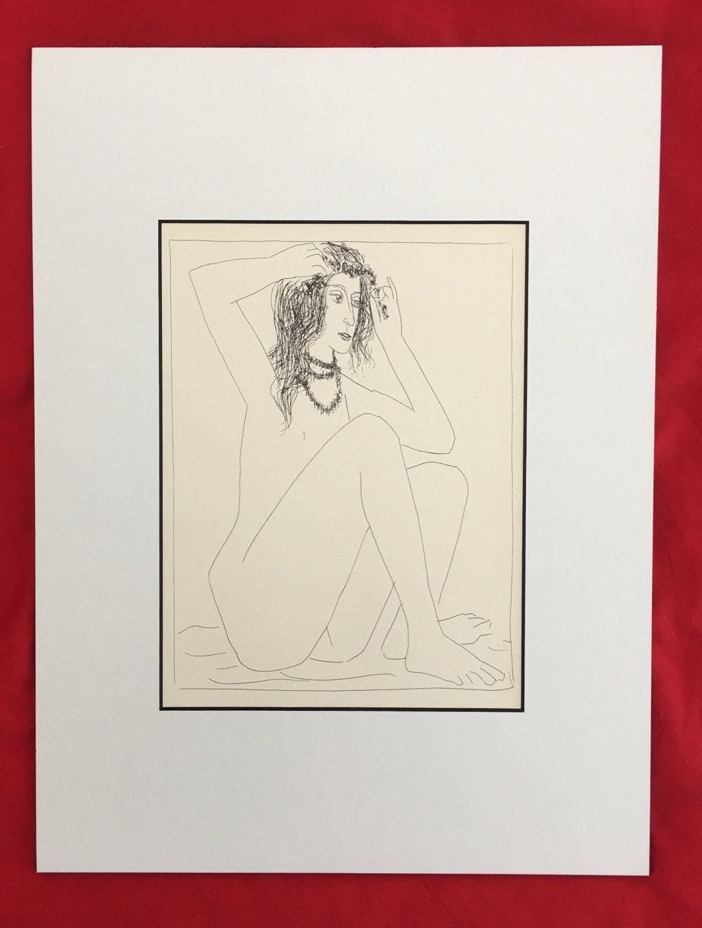 Grafica & Litografie: Pablo Picasso   "Femme nue se ..." – Usato da Nennigkofen venduto da Sommersonnen 1