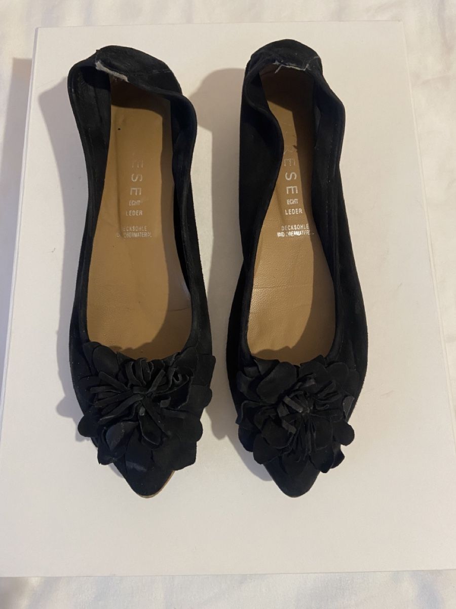 Scarpe da donna: Ballerines pointues noires Varese – Usato da Chêne-Bougeries venduto da sor_9rzp