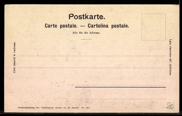 Cartoline postali: AK Ragaz, Ortsansicht mit Bergen – Usato da Berlin venduto da bartko-reher 1