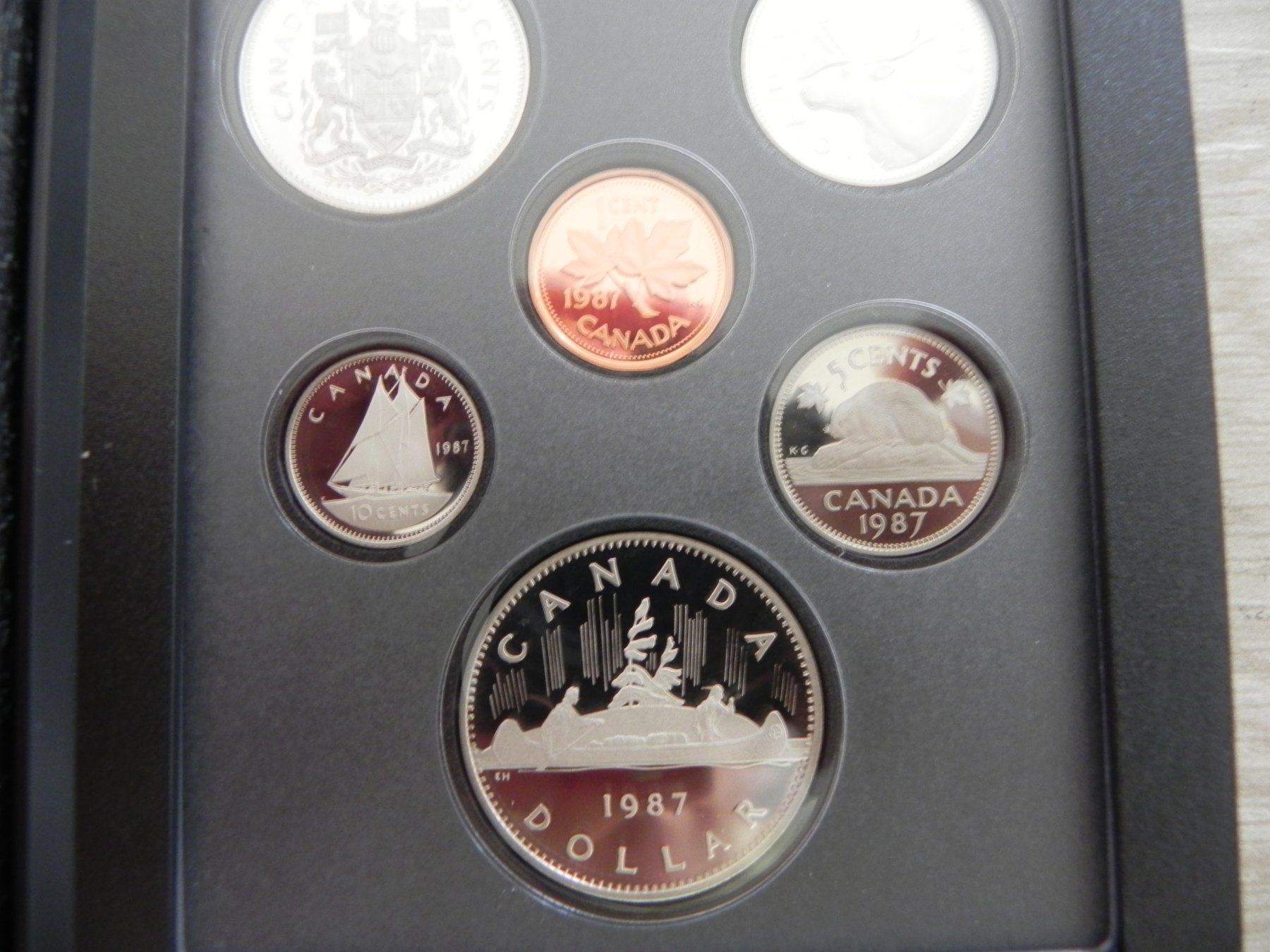 Toutes les monnaies: Original Münzenset - Mintset- Canada 1987 Proof - PP – Neuf avec emballage d'origine à Biel/Bienne par Gogolozi 5