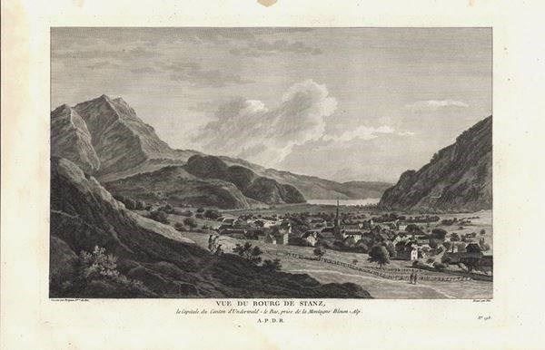 Incisioni: Stans  Originalkupferstich 1780 – Usato da Rafz venduto da Helvet32