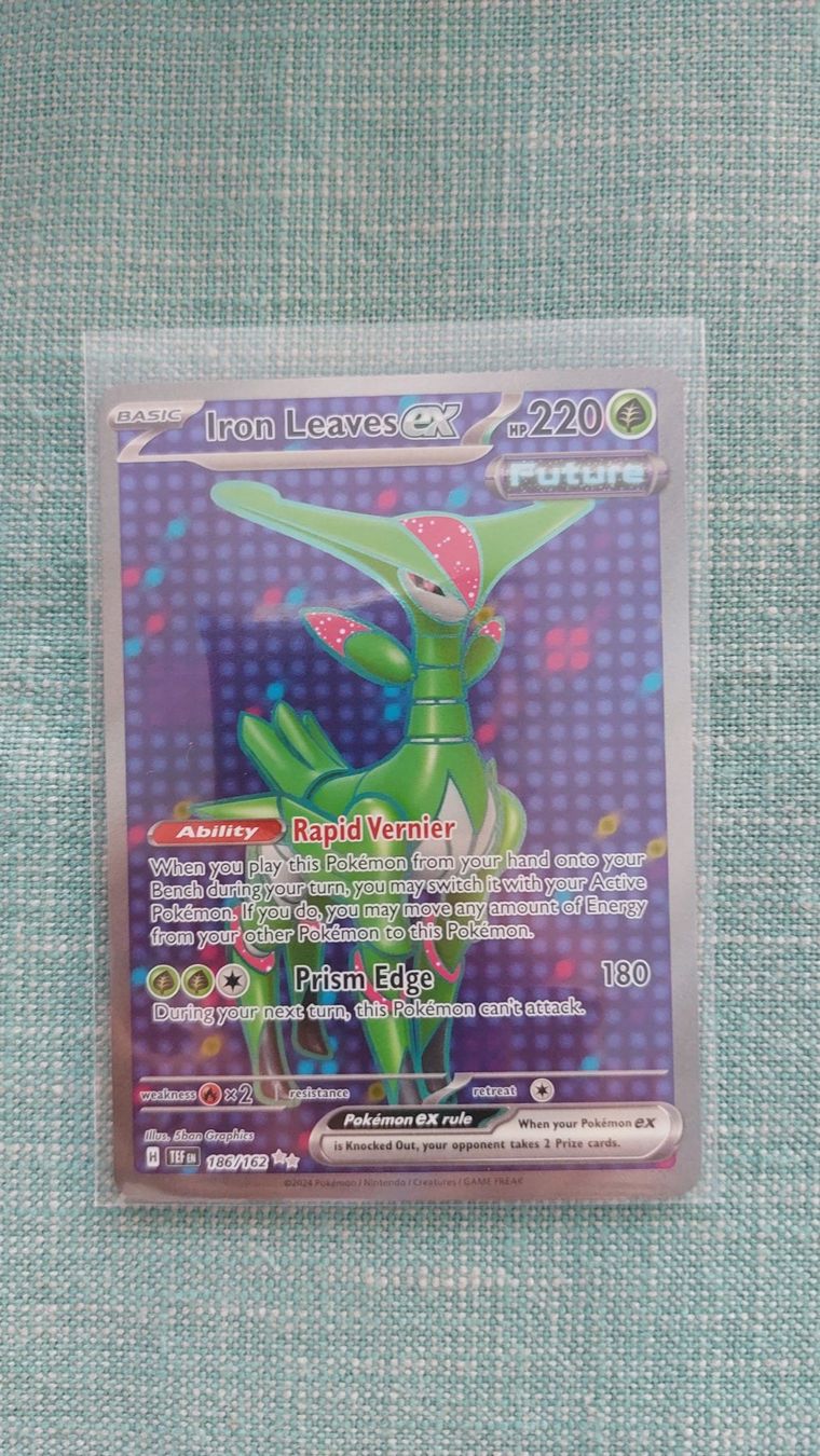Pokémon Carte collezionabili: Iron Leaves ex Fullart Temporal Forces – Nuovo (secondo la descrizione) da Bellinzona venduto da Pagur