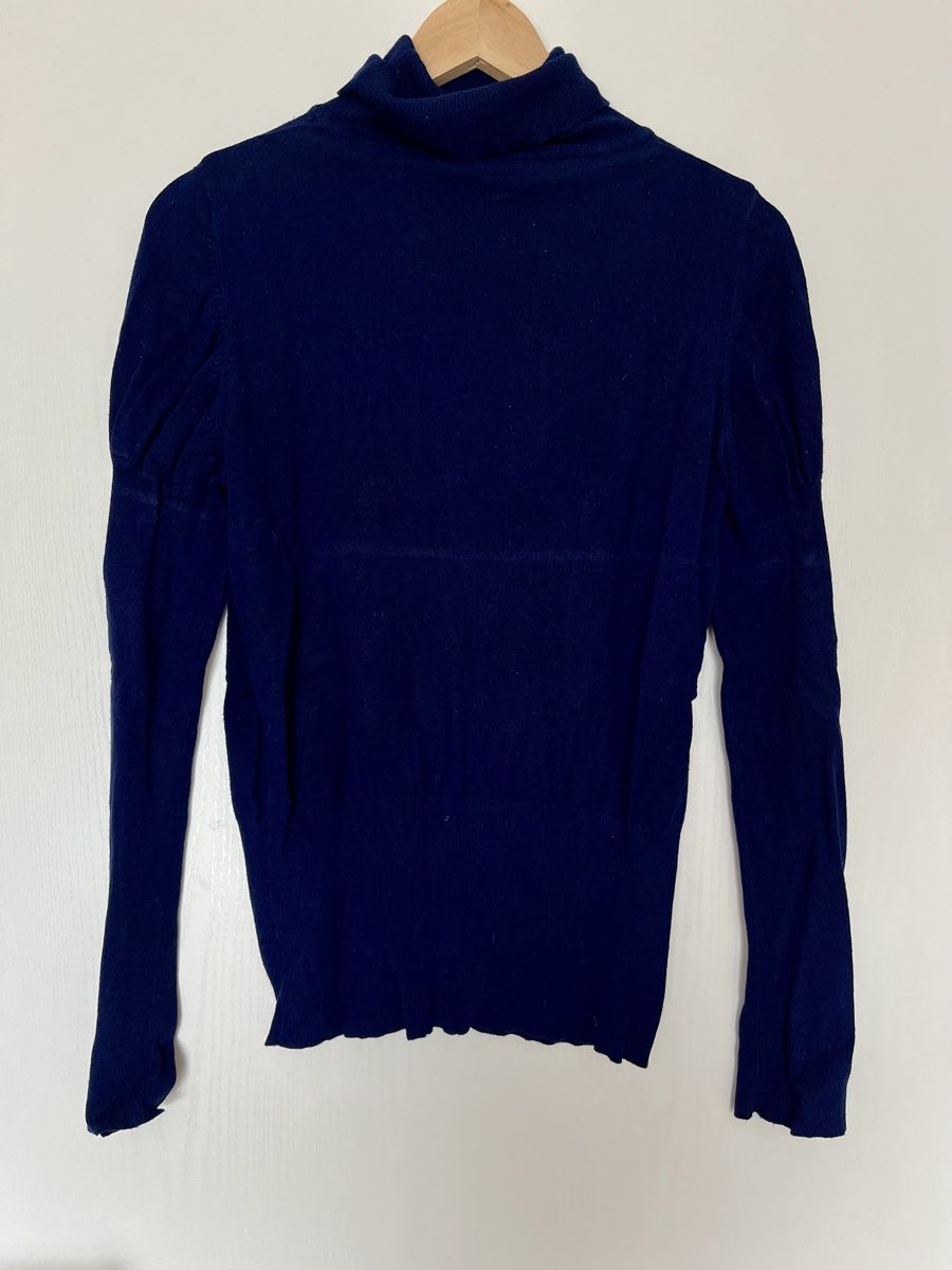 Nafnaf Maglioni & Felpe: Pull naf naf col roulé bleu marine L – Usato da Yverdon-les-Bains venduto da Jane_Lane 1